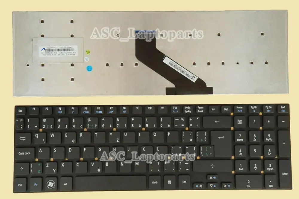 Nuovo Ceco Slovacco Tastiera Per Acer Aspire E1-510 E1-510P E1-522 E1-530 E1-530G E1-532 E1-572G E1-572P E1-572Pg E1-731 E1-731G