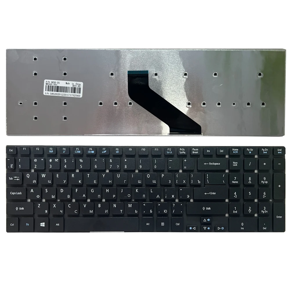 Nuova Tastiera Russa Del Computer Portatile Per Acer Aspire E1-522 E1-522G E1-510 E1-530 E1-530G E1-570 E1-572 E1-572G E1-731 E1-731G Ru