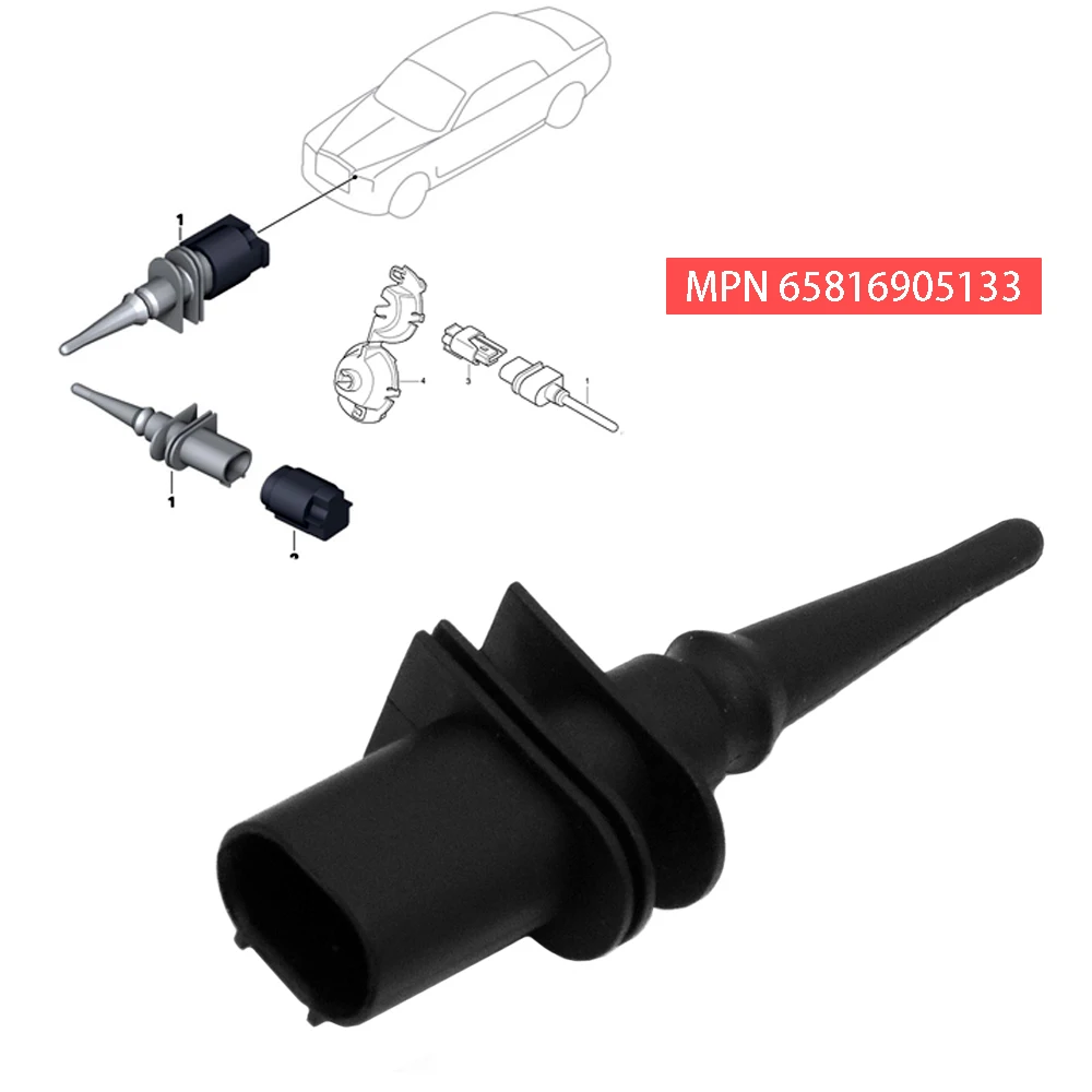 65816936953 65816905133 Esterno Esterno Sensore Di Temperatura Ambiente Di Aria Per Bmw E38 E46 E60 E87 E90 E65 E38 X3 X4 X5