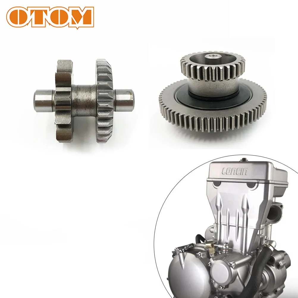 Otom Motorcycle Activate Bridge Gear Double Teeth Engine Starter Dispositivo Motore Per Metallurgia Delle Polveri Per Loncin Yf300 Lx300 Motocorss