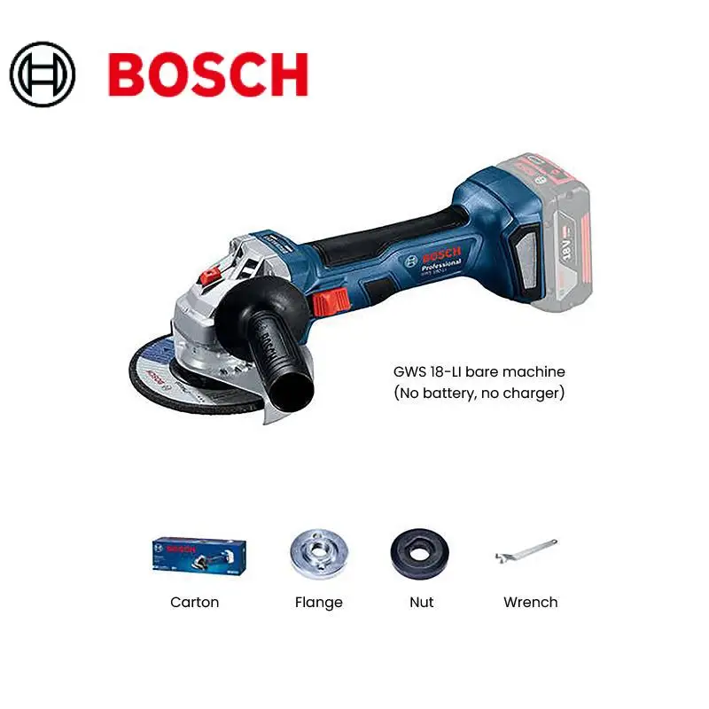 Bosch Smerigliatrice Angolare Professionale Senza Spazzole Lucidatrice A Batteria Rettificatrice Diamantata Smerigliatrice Angolare Elettrica Utensili