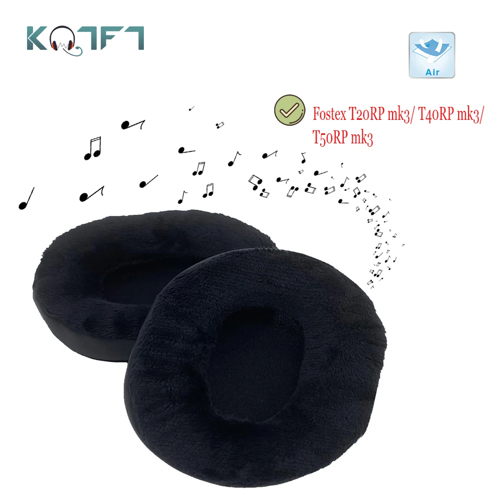 Kqtft 1 Paio Di Cuscinetti Di Ricambio In Velluto Per Fostex T20Rp Mk3/ T40Rp Mk3/ T50Rp Mk3 Cuffie Paraorecchie Copricuscini
