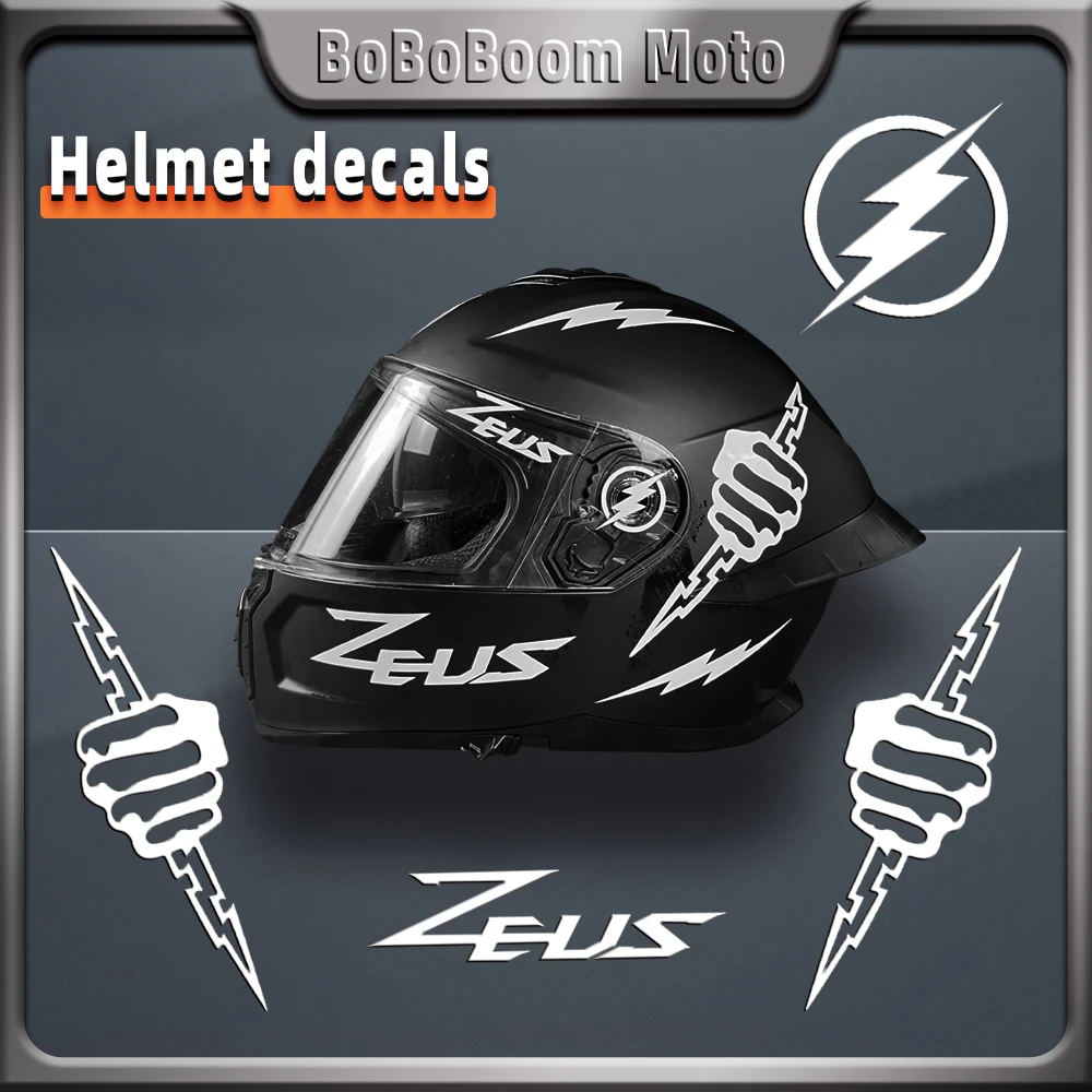 Per Shoei Arai Hjc Agv Moto Racing Stickers Moto Casco Decalcomania Lente Zeus Adesivi Accessori Decorativi Impermeabili