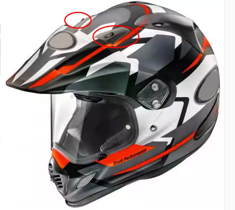 Casco Moto Air Vent Air Vent Cover Prese D'Aria Anteriori Accessori Stradali Per Arai Xtour 4 Tour-X 4 Tour Cross3