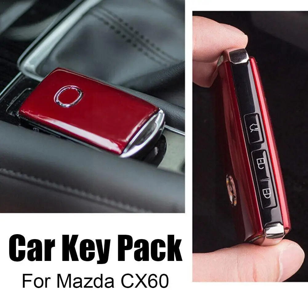 Per Mazda Cx60 Cx-60 Cx 60 2022-2023 Abs Accessori Auto A Distanza Per Auto Protezione Portachiavi N9H3