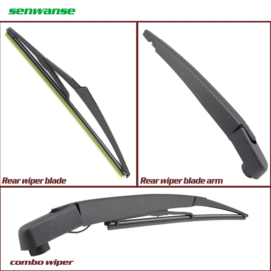 Senwanse Spazzola Tergicristallo Posteriore E Braccio Per Citroen C2 2003-2005 Spazzola Tergicristallo Parabrezza Posteriore