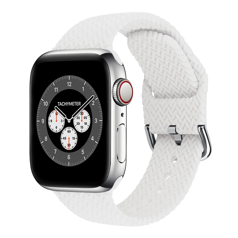 Cinturino In Silicone Per Cinturino Apple Watch 6/Se/5/4/3/2/1 Cinturino Per Cinturino Iwatch Sport 38/42/40/44Mm Cinturini Correa Apple Watch Se