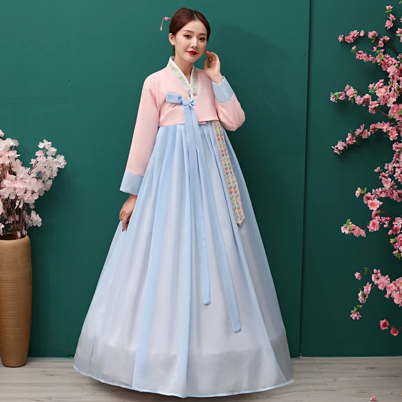 Tradizionale Femminile Hanbok Dae Jang Geum Costume Costumi Di Danza Coreana Migliorato Costumi Folk Di Scena Coreani