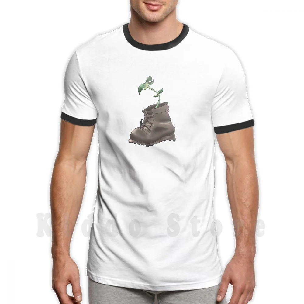 Living Prova Boot T Shirt Uomo Cotone Cotone S-6Xl Walle Boot Pianta Vita Verde Pixar Pixar Walle Ed Eva Eva Apocrazione