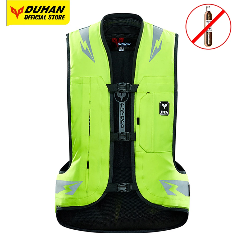 Duhan Moto Air-Bag Gilet Outdoor Moto Riding Anti Fall Motocross Protettivo Airbag Suit Giacca Di Sicurezza Moto Riflettente