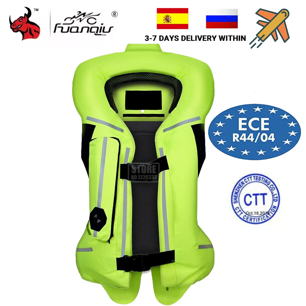 New Motorcycle Airbag Vest Moto Racing Professional Advanced Air Bag System Motocross Protettivo Airbag Vest Jacket Body Armor