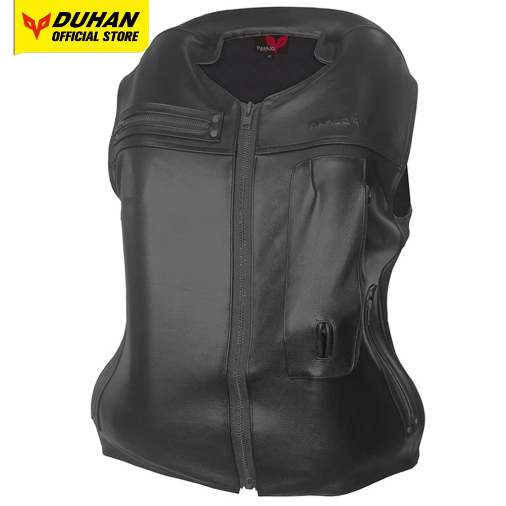 Duhan Moto Airbag Vest Uomo Giacca Da Moto In Vera Pelle Motocross Airbag Moto Vest Equipaggiamento Protettivo Per Moto