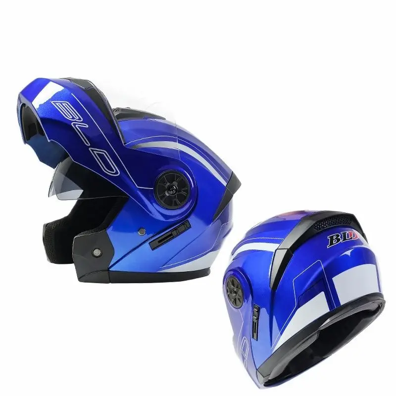 Nuovo Casco Da Moto Modulare A Doppia Lente Modulare Da Corsa Casco Da Moto Integrale Sicuro Casco Capacete Casque Moto Capacete