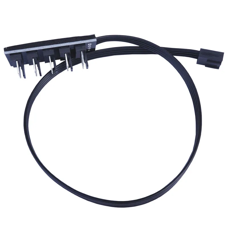 40Cm Da 1 A 5 4 Pin Molex Tx4 Pwm Fan Cpu Hub Computer Pc Case Chasis Cooler Power Extension Cable Splitter Adapter Controller