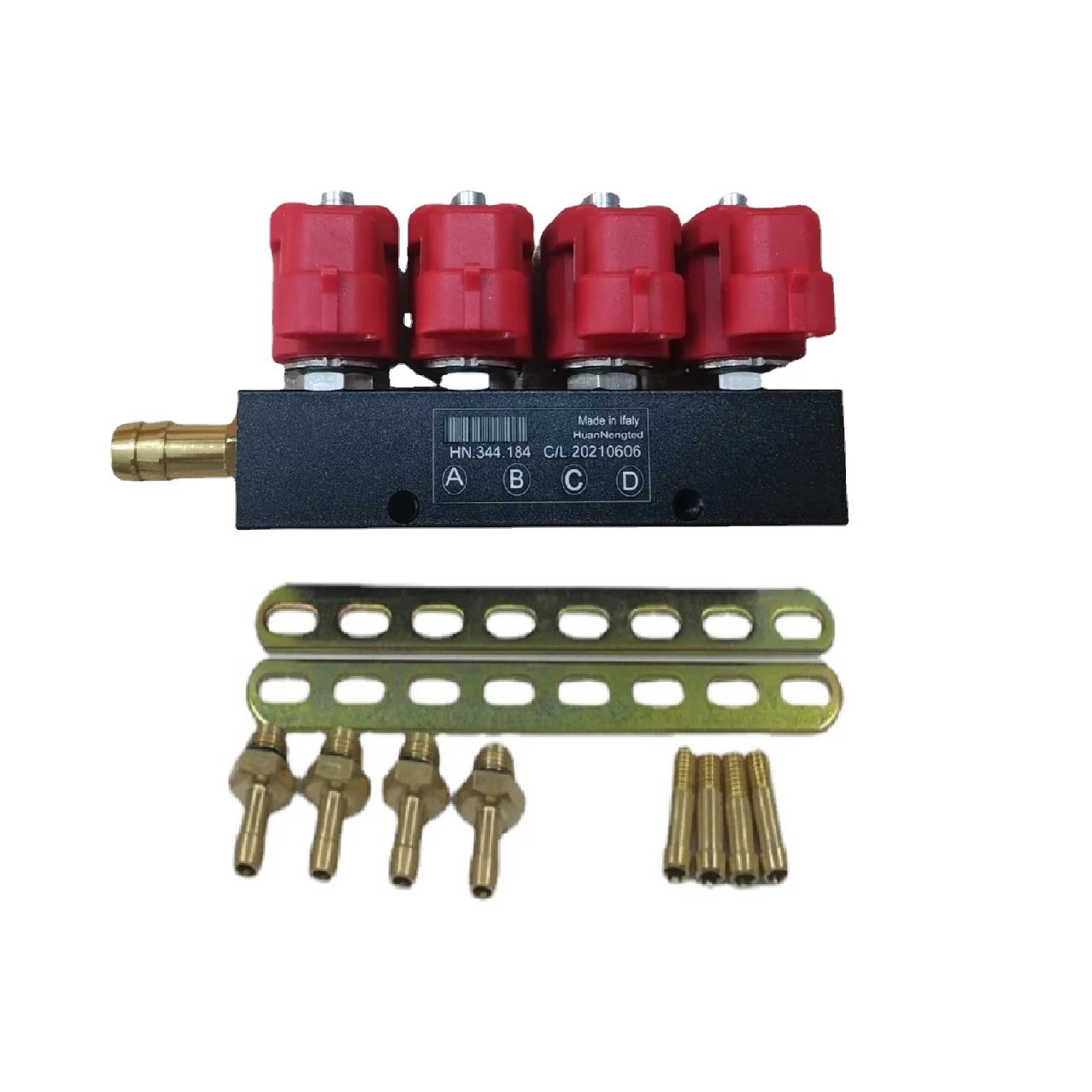 Iniettori 4Cyl Hbo Gpl Metano Gas Rampa 3Ohm Tipo 30 Iniettore