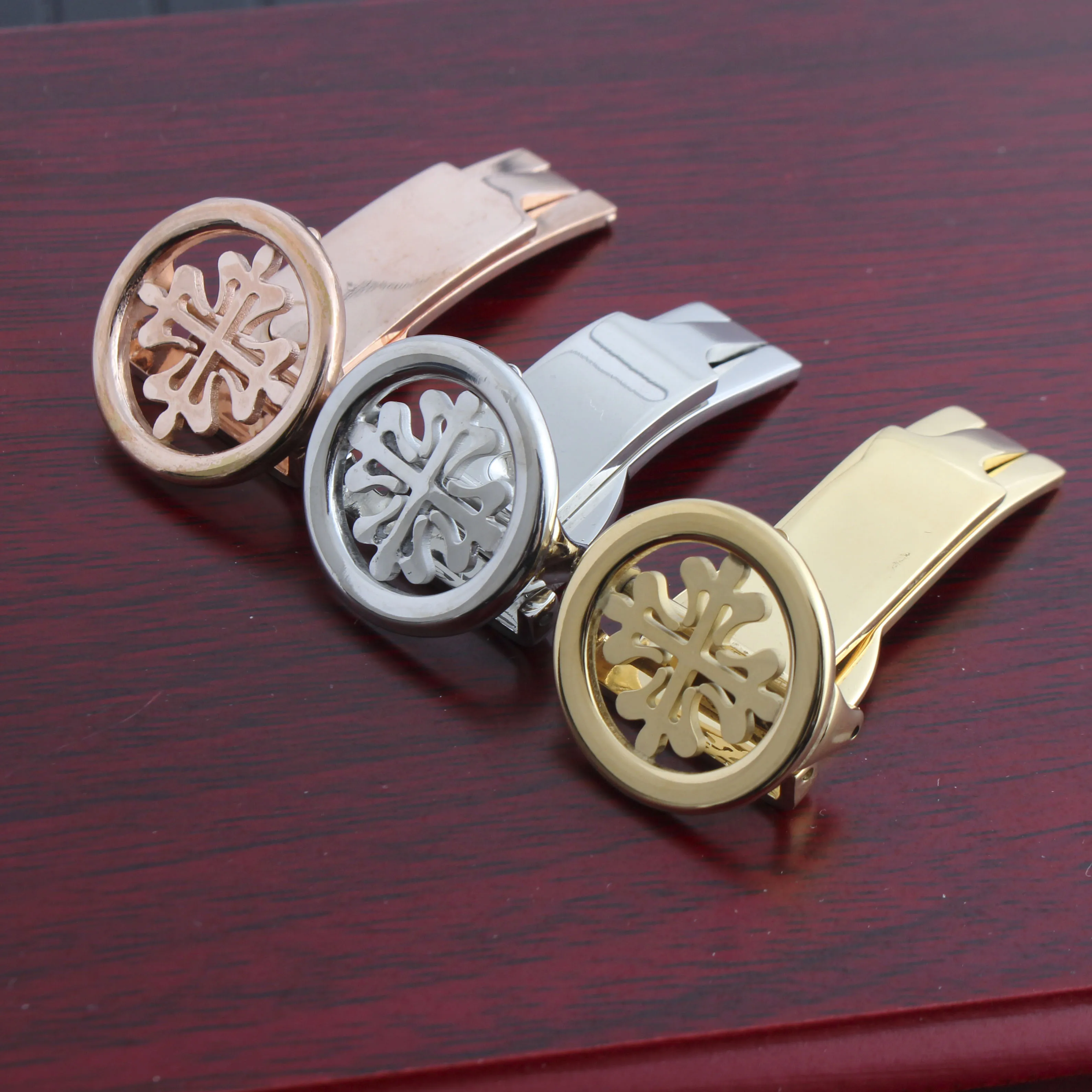 Fibbia Per Orologio In Acciaio Inossidabile Fibbia Pieghevole Per Orologio Patek Phillippe Con Accessori 18Mm 20Mm