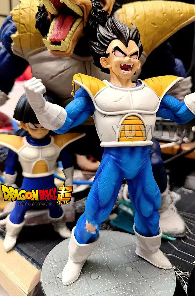 Nuovo 21Cm Dragon Ball Vegeta Figure Gk Wild Bestial Gorilla Cosmic Suit Vegeta Decor Action Figure Modello Da Collezione Bambola Regalo