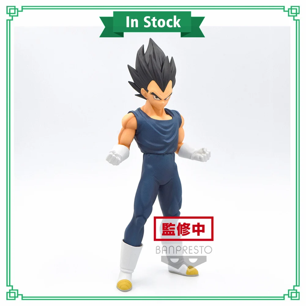 Bandai Original Dragon Ball Z Anime Dxf Vegeta Pvc Action Figures 160Mm Dbz Vegeta Figurine Model Toy