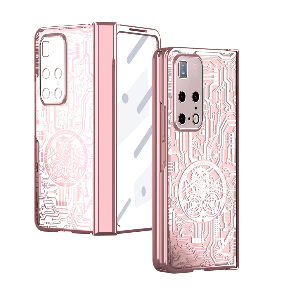 Cover A Conchiglia Pieghevole Elettrodeposta Legend Meccanica Per Huawei Mate X2 Magic V Vivo X Fold Custodia Protettiva