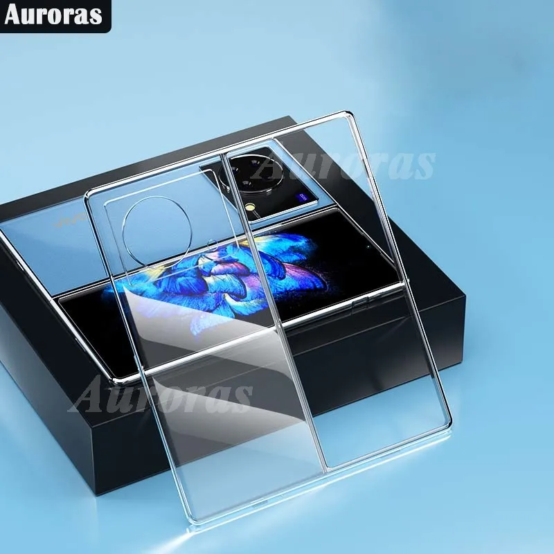 Auroras Case For Vivo X Fold Transparent Shockproof Hard Phone Cover For Vivo X Fold Case