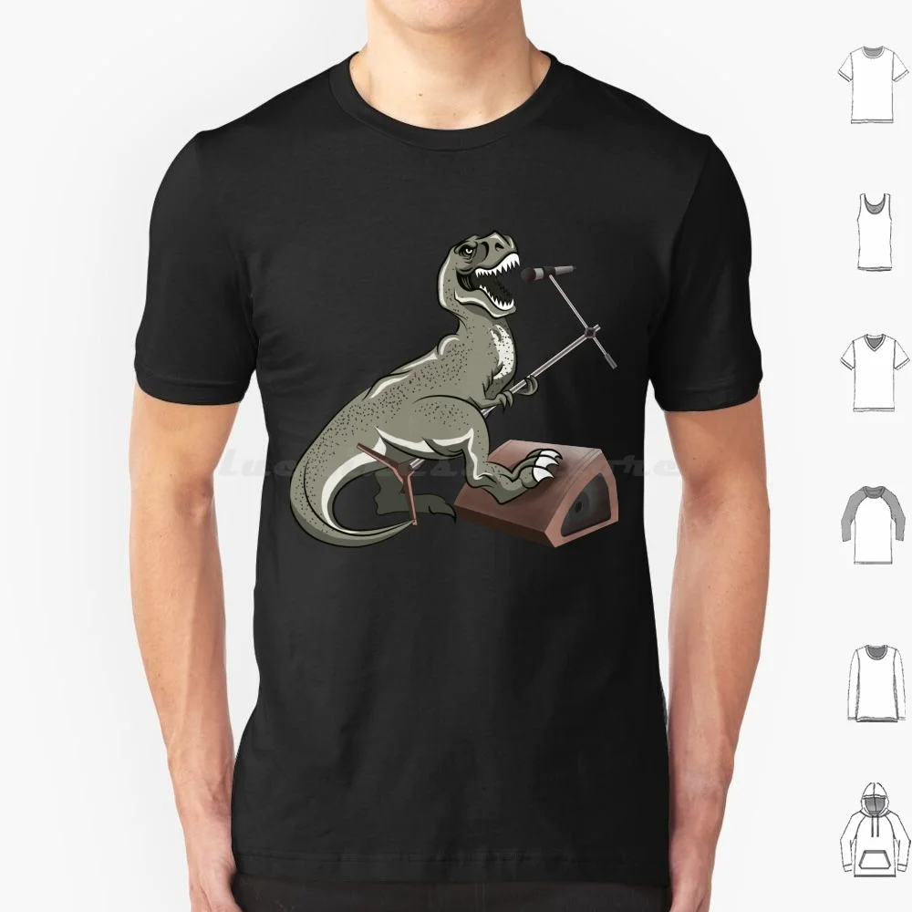 Stage Monitor Wedge Per Dinosaur T Shirt 6Xl Cotton Cool Tee Wedge Zeppe Dinosaur Trex T Rex Stage Monitor Altoparlante Altoparlante