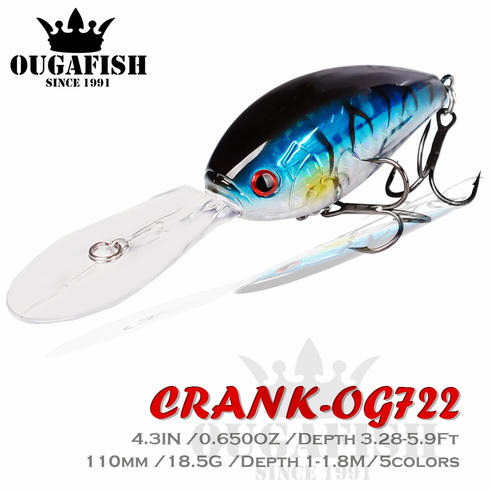Crankbait Fishing Lure Weights 110Mm 18.5G Rock Fake Bait Bass Fishing Tackle Pesca Whopper Traina Crank Bait Isca Artificiale