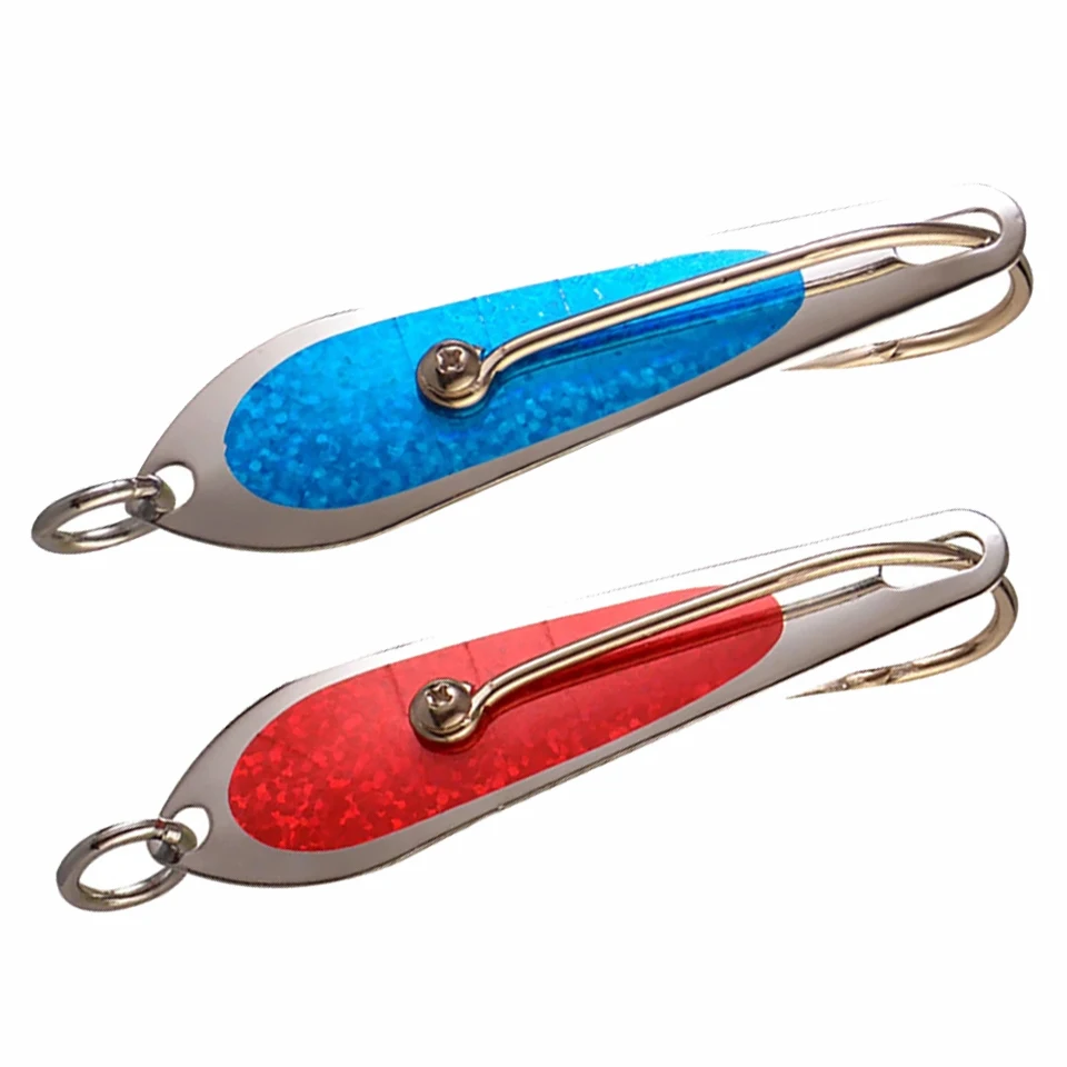8Cm 13G Drone Da Pesca In Mare Big Spoon Lure Cucchiaio In Acciaio Inossidabile Fishbait Ganci Sostituibili Traina Swimbaits Attrezzatura Da Pesca In 
