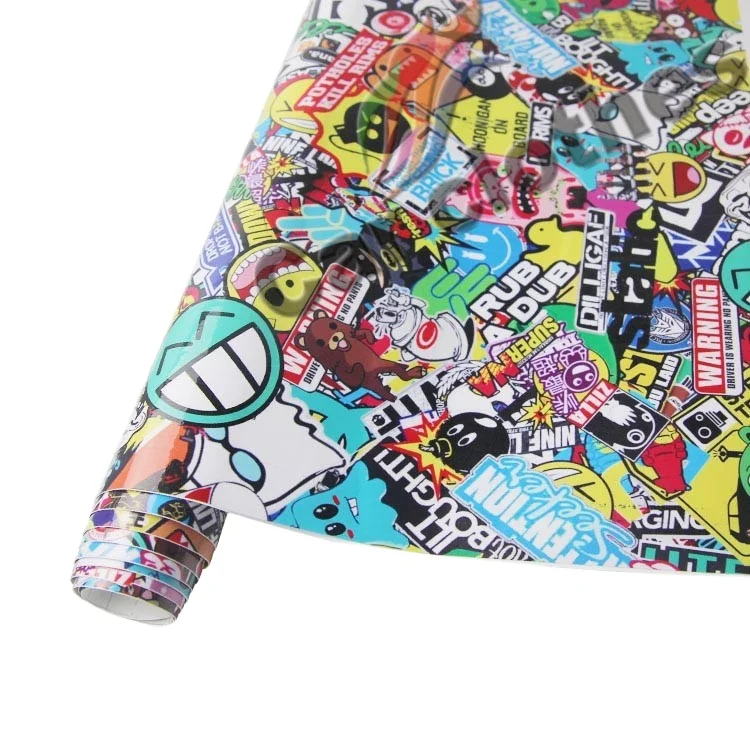Adesivo Per Stampa Fai Da Te 1.52X30M Graffiti Vinile Rotolo Decalcomania Adesivo Bomba Car Wrapping Auto Folie