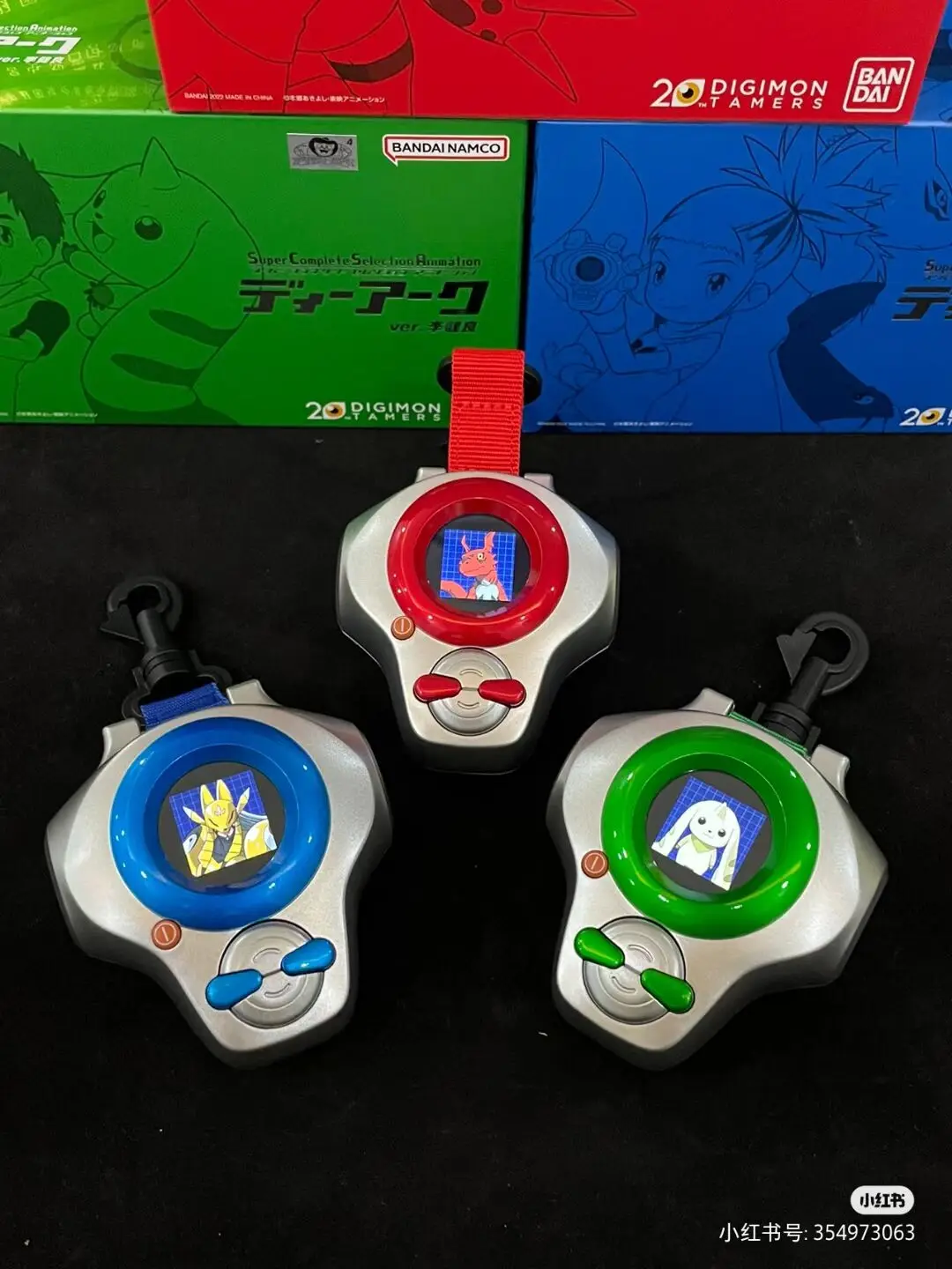 Originale Bandai Digimon Adventure D-Ark Guilmon Terriermon Renamon Csa Figure Digivice Device Anime Collect Model Statue Toy