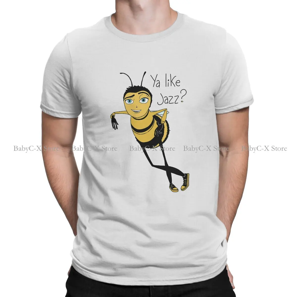 Ya Like Jazz Essential Round Collar Tshirt Bee Movie Barry B Byson Cartoon Poliestere Classic T Shirt Uomo Top Moda Vendita Calda