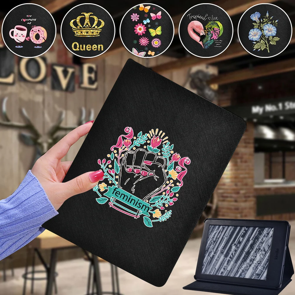 Per Amazon Kindle Paperwhite 5/Paperwhite 4/Paperwhite 1 2 3/Kindle 10Th/Kindle 8Th Color Pattern Tablet Custodia In Pelle Antigoccia