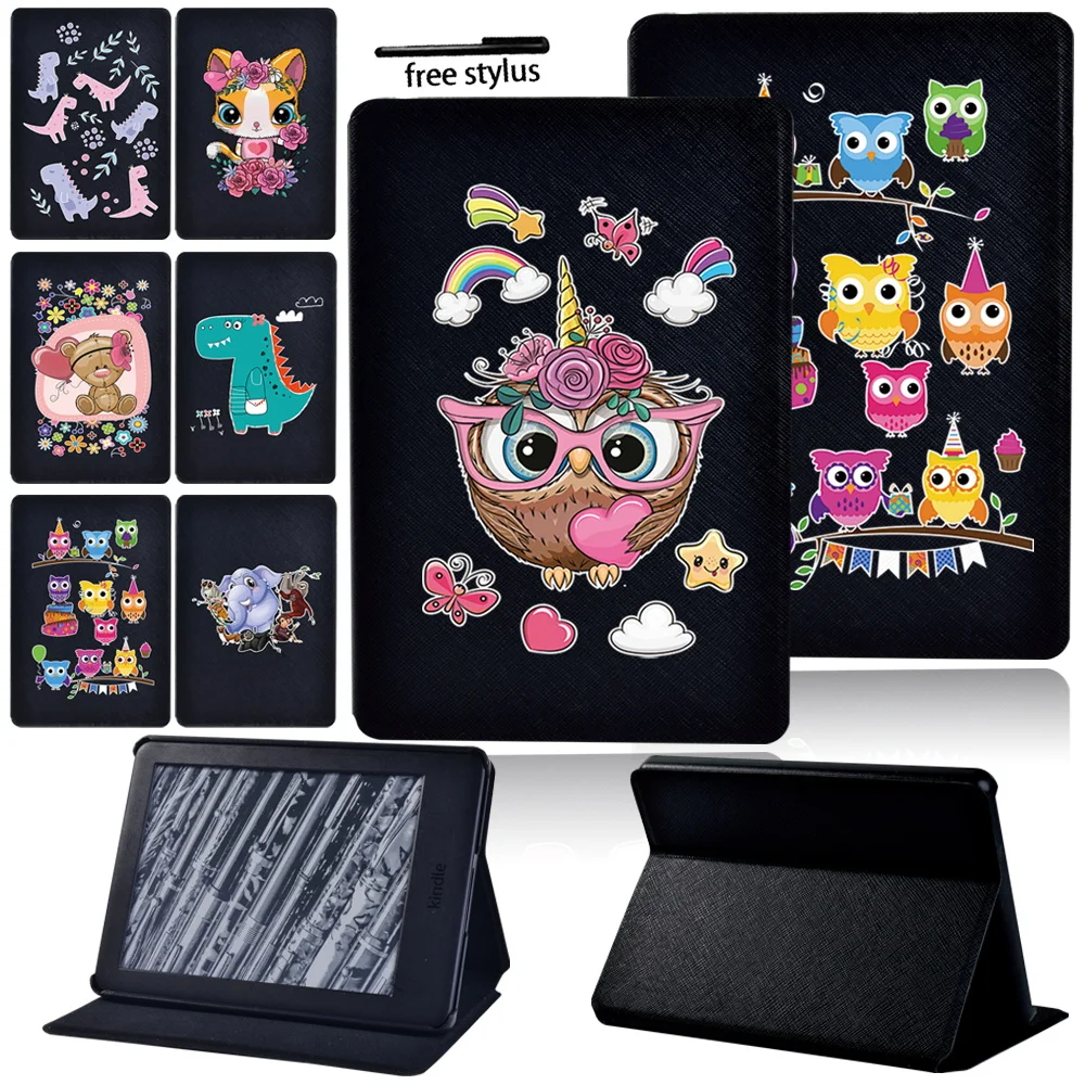Custodia Per Tablet Per Amazon Kindle Paperwhite1/2/3/4/Kindle (8/10Th Gen)/Kindle Paperwhite(5/6/7/10Th Gen) Cover Case + Stilo Gratuito