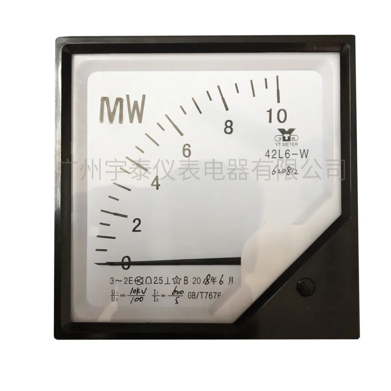 Customized 42L6 Three-Phase Active Power Power Meter 10Mw 10Kv/100V 10/0.1Kv 100000Kw 600/5A