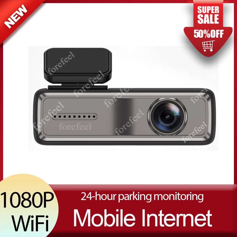 V8 Per Dash Cam Mini 1080P Hd Dvr Veicolo Drive Camera Smart Auto Stereo Video Wifi Connect Recorder Gps Qled Screen Bt