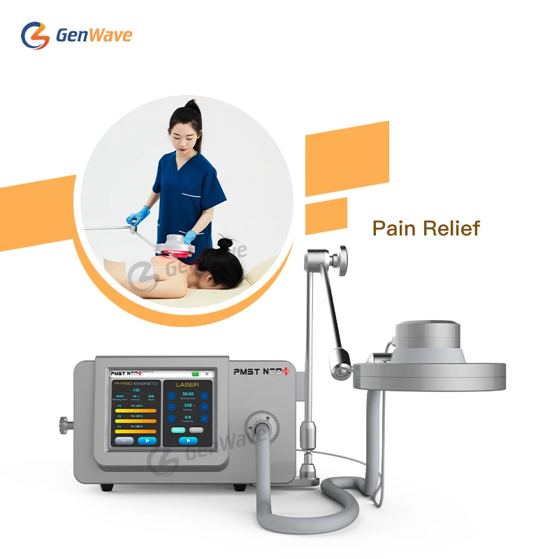 Pmst Neo + Physio Magneto Con Laser A Freddo 5 Tesla Pemf Treatment Machine