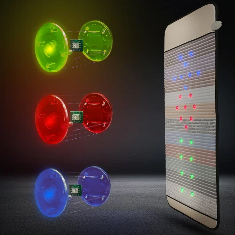 Photon Pemf Mat Tappetino Riscaldante A Infrarossi Chakra Mat Ametista Crystal
