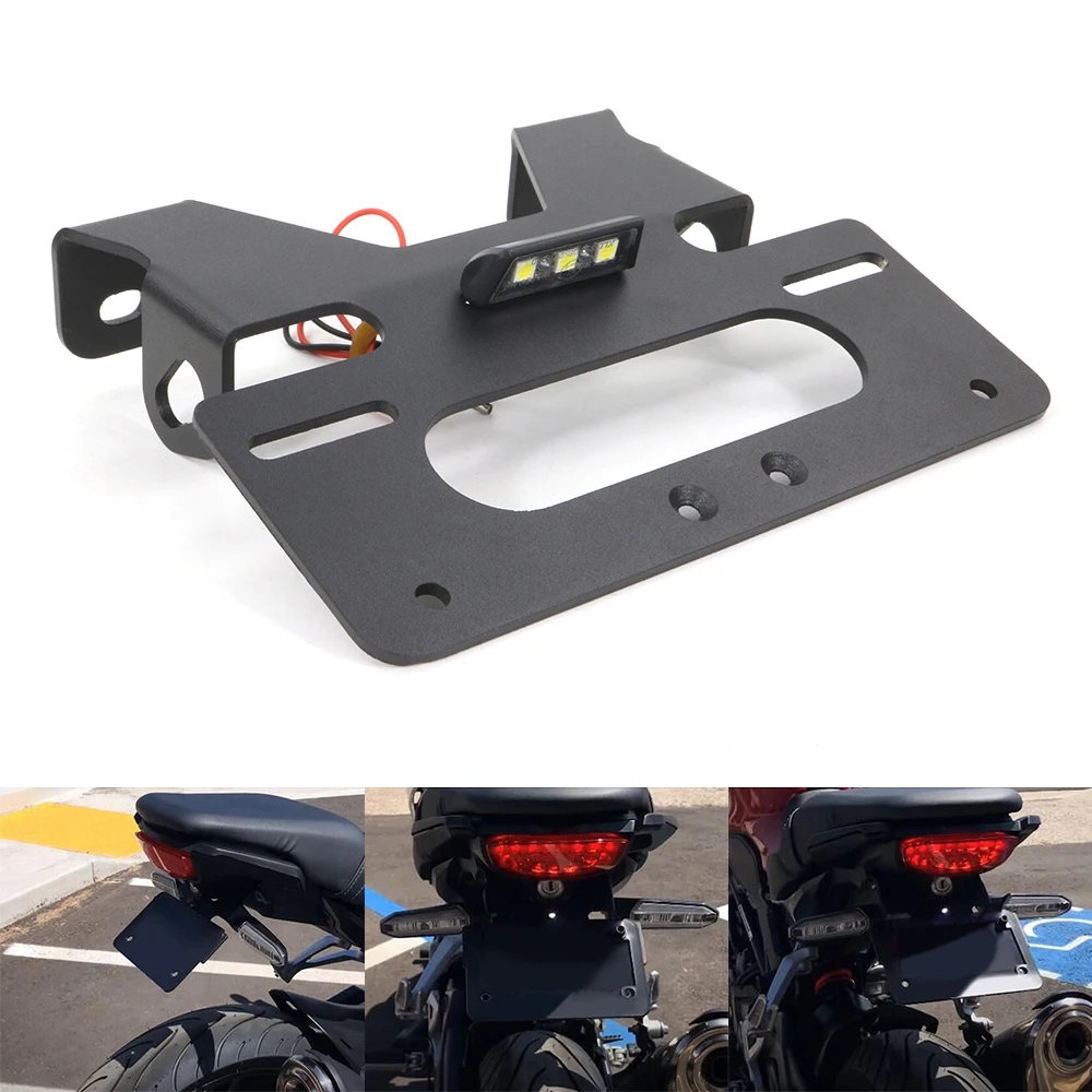 Staffa Porta Targa Adatta Per Honda Cb125R Neo Sports Cafe Cb150R Cb300R 2018-2023 Kit Eliminatore Parafango Posteriore Ordinato