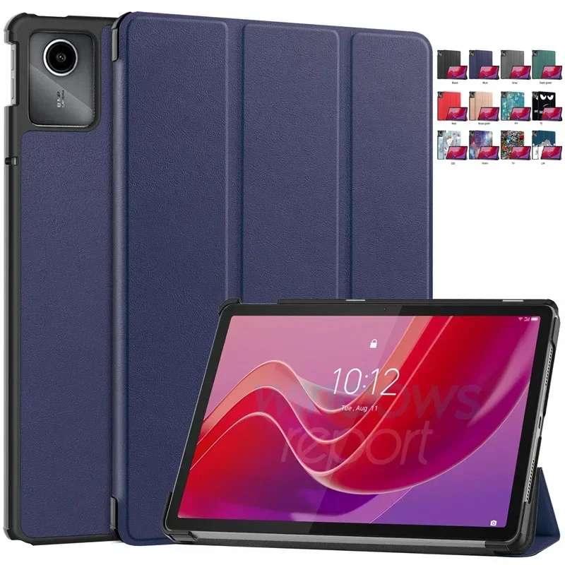 Per Lenovo Tab M11 Xiaoxin Pad 2024 Custodia 11 Pollici Tri-Folding Stand Smart Tablet Cover Per Lenovo Tab M11 Case Funda Cover