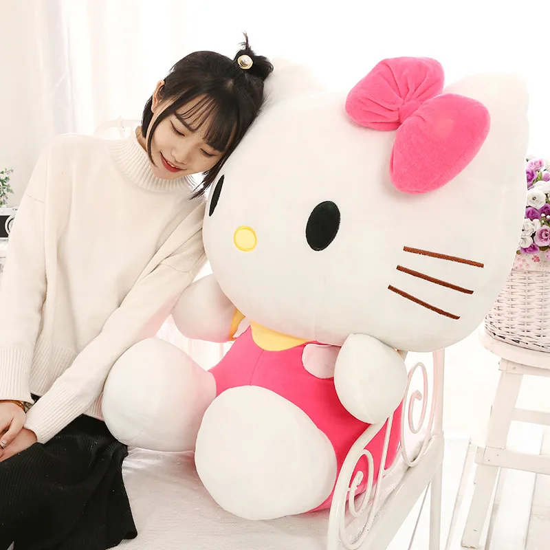 Big Size Sanrio Peluche Hello Kitty Peluche Hello Kitty Plushies Kawaii Hello Kitty Bambole Di Pezza Animale Giocattolo Ragdoll Casa Regalo Di Natale