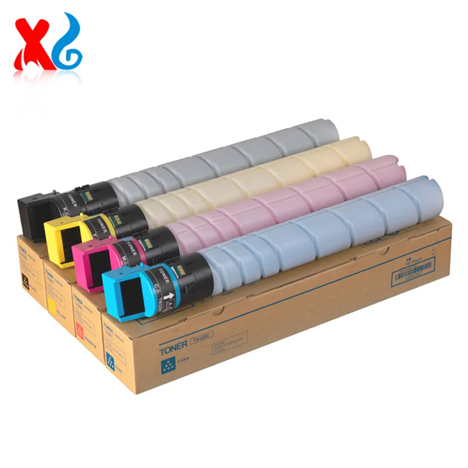 Tn-328 Cartuccia Di Toner Per Konica Minolta Bizhub C250I 300I 360I C450I C550I 650I 750I C7130I 25000 Pagine 450G Tn328 Cmyk