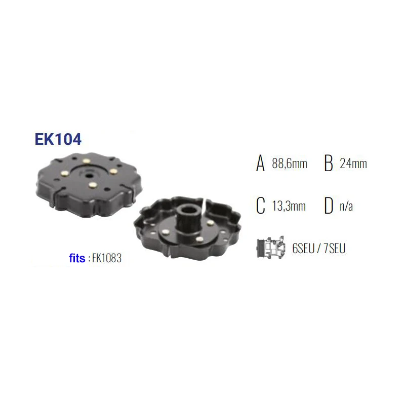 Ek104 Auto Ac Comp Mozzo Frizione 6Seu/7Seu Per Audi/Mercedes/Seat/Skoda/Muslimatexmuslimah