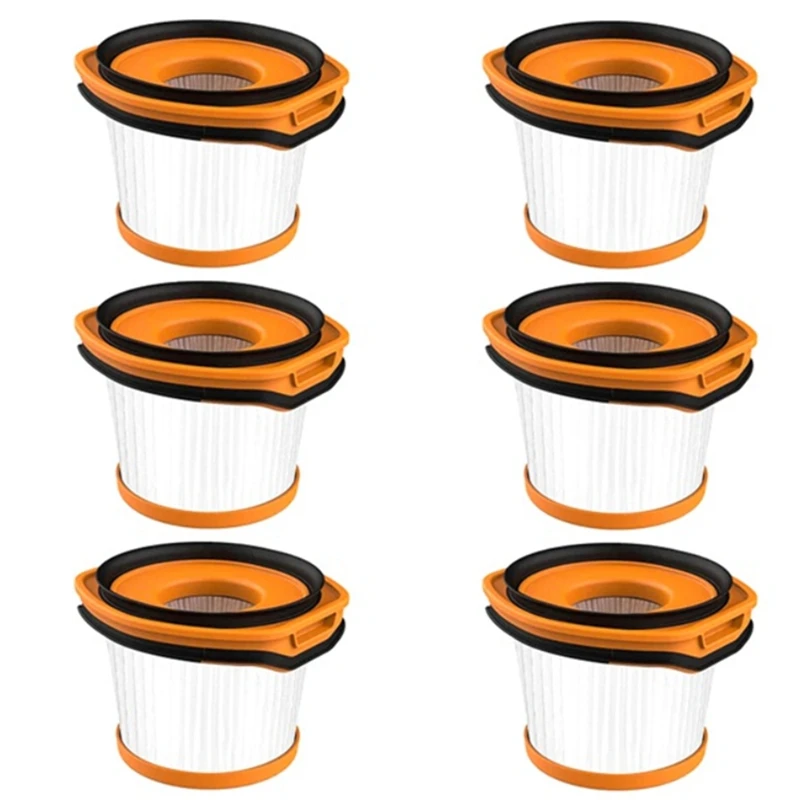 6 Pezzi Filtro Di Ricambio Per Shark Wandvac System Wv360 Ws620 Ws630 Ws632 Cordless Stick Vacuum, Confronta Con La Parte Xffwv360