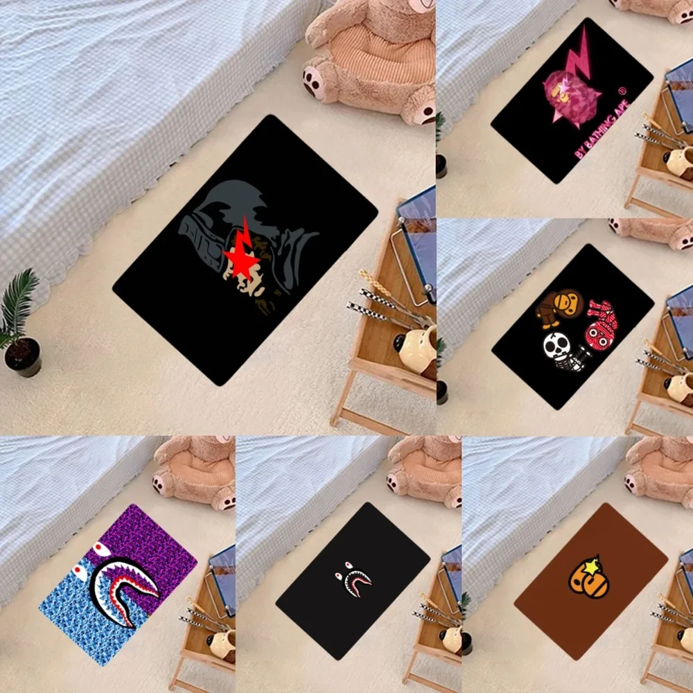 B-Bape Tappetino Moda Camera Da Letto Porta Della Cucina Bagno Casa Piede Super Assorbente Antiscivolo