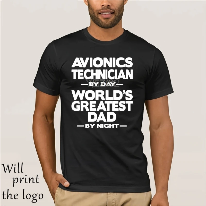 T-Shirt Da Papà Più Grande Del Mondo Del Tecnico Avionico