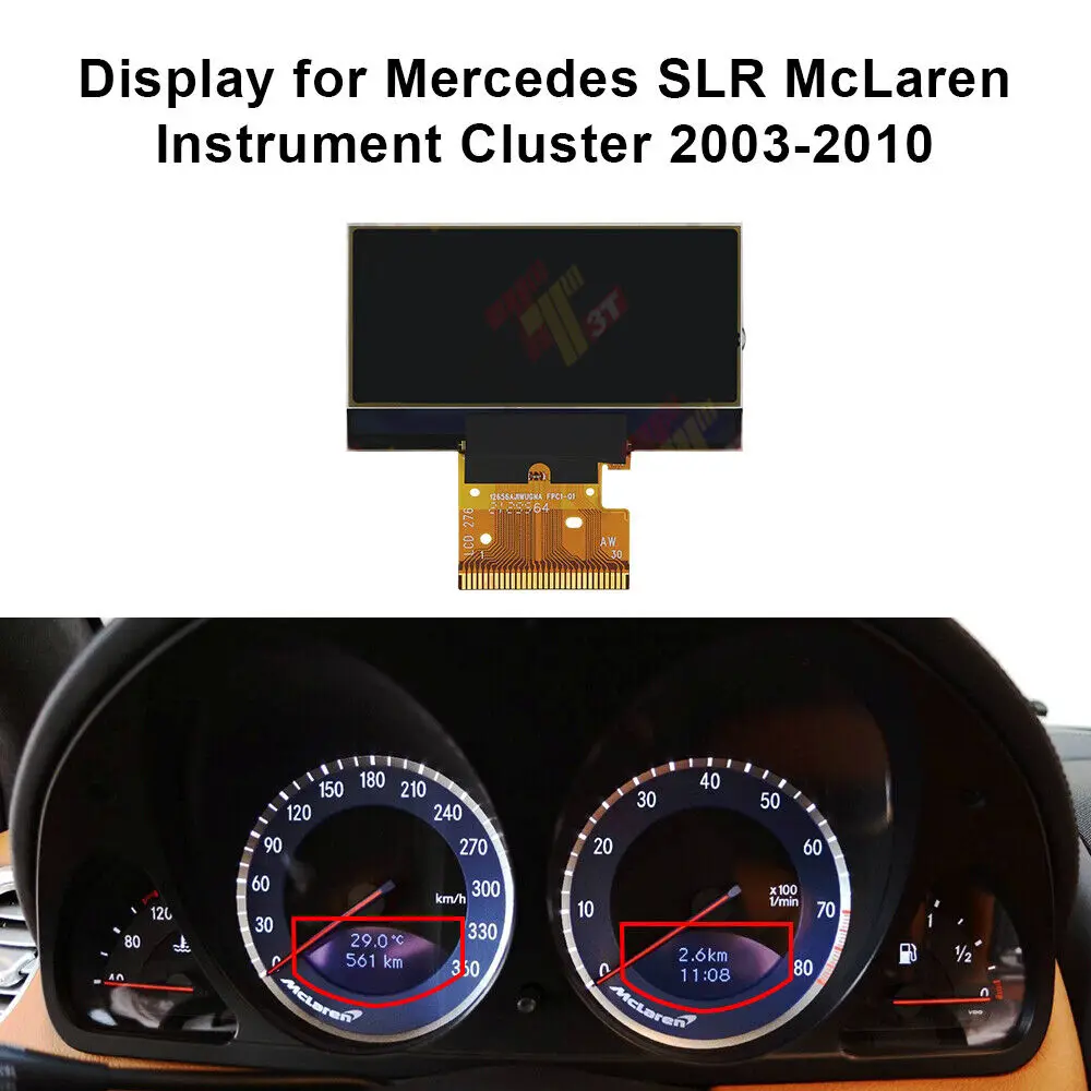 Display Lcd Cruscotto Per Quadro Strumenti Mercedes Slr Mclaren