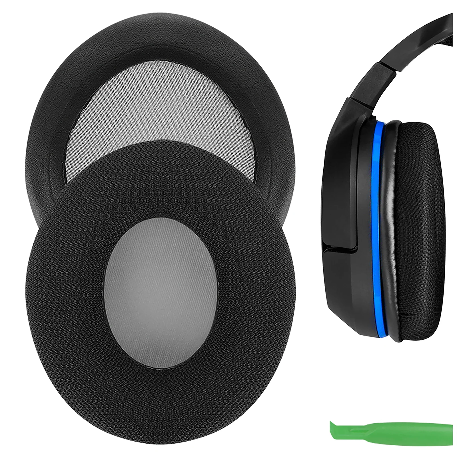 Geekria Auricolari Per Turtle Beach Ear Force P11 Px22 Px51 Px24 Px21 Px4 Px5 Cuffie Di Ricambio Cuffie In Tessuto A Rete