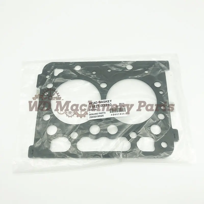 Sostituzione 15821-03310 Guarnizione Testata Per Kubota 400 Aixam Z402 2 Cilindri Motore Diesel Pezzi Di Ricambio