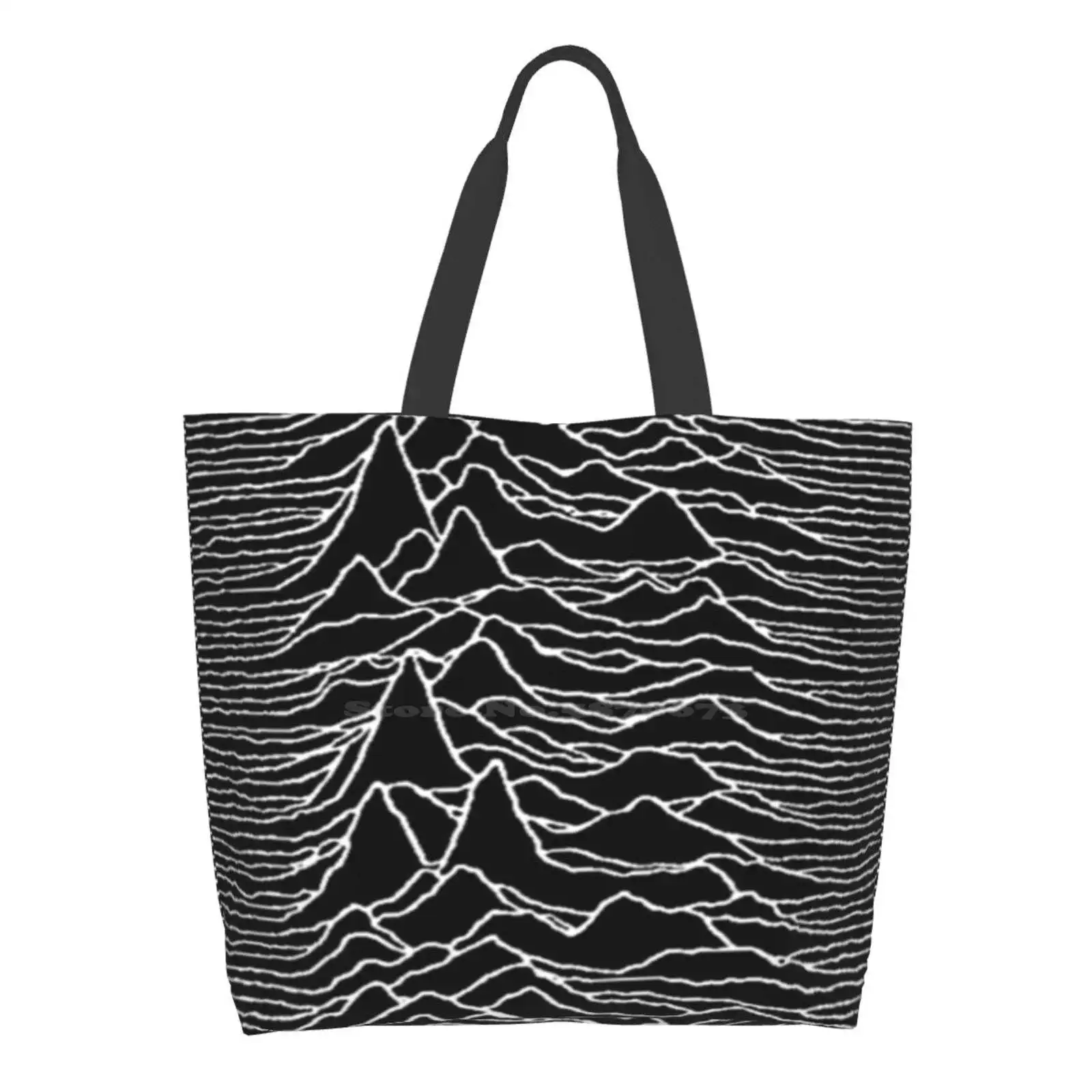 Joy Division Known Pleasures Merch Ladies Casual Handbag Tote Bag Riutilizzabile Grande Capacità Joy Division Ian Curtis Unkwown