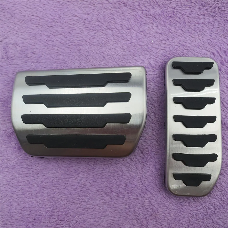 Dee High Quality Accelerator Brake Foot Rest Pedal Pads For Range Rover Evoque At,Car Styling Non-Slip Fuel Gas Pedal Covers