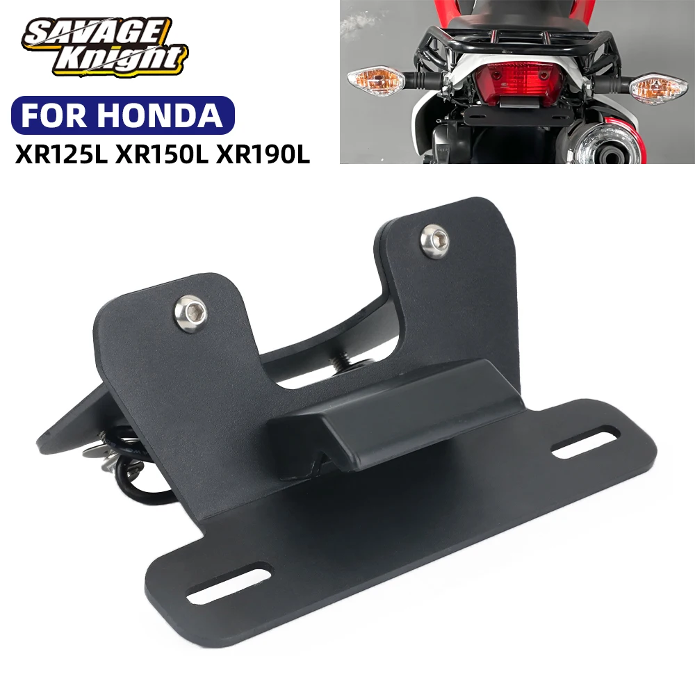 Porta Targa Per Honda Xr125L Xr150L Xr190L Led Light Moto Tail Tidy Fender Eliminator Xr 125 150 190 Accessori